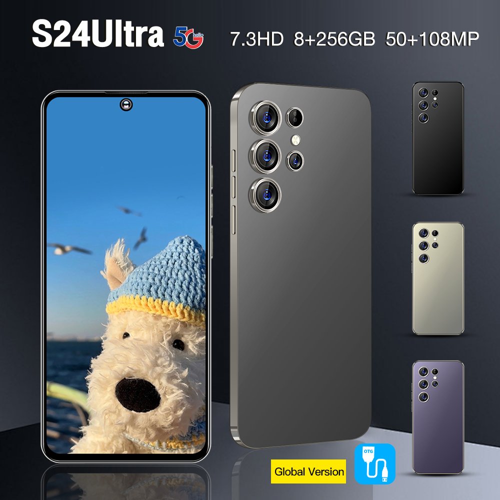 LX-S24 Ultra new 7.3 Screen 16GB+1TB Camera 72MP+108MP smart Mobile Phone